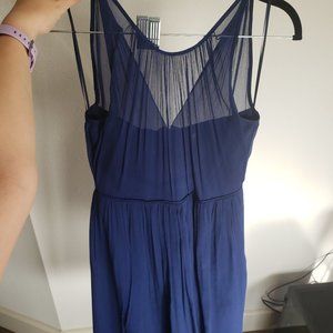 Royal Blue Silk J Crew Dress